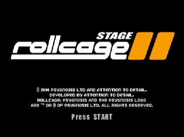 Rollcage: Stage II - Screenshot - Game Title (World) - 640x480