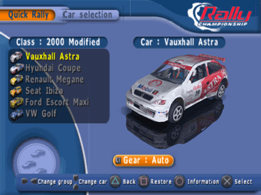Rally Championship - Screenshot - Game Select (World) - 1440x1080