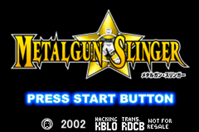 Metalgun Slinger - Screenshot - Game Title (United States) - 240x160