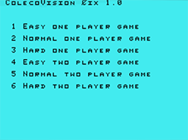 Cix - Screenshot - Game Title (World) - 256x192