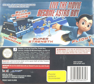 Astro Boy: The Video Game - Box - Back (Australia) - 1430x1278