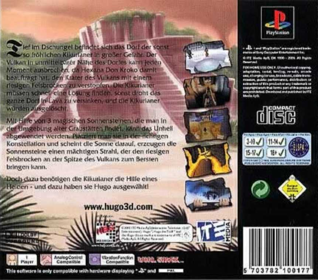 Hugo: The Quest for the Sunstones - Box - Back (Germany) - 858x756