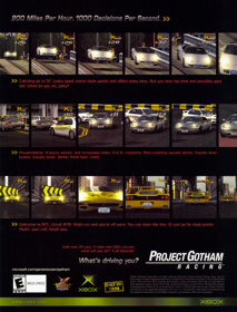 Project Gotham Racing - Advertisement Flyer - Front (United States) - 1673x2200