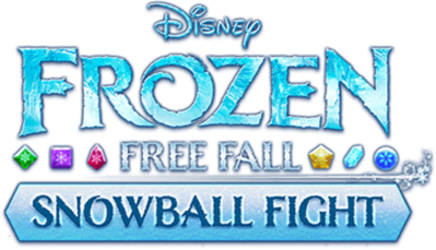 Frozen Free Fall: Snowball Fight - Clear Logo (World) - 500x287