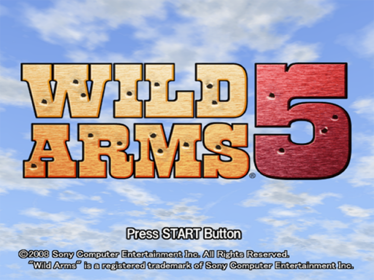 Wild Arms 5 - Screenshot - Game Title (Japan) - 512x384