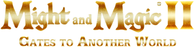 Might and Magic 2: Gates to Another World - Clear Logo (World) - 1014x246