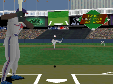 VR Baseball '97 - Screenshot - Gameplay (World) - 640x480