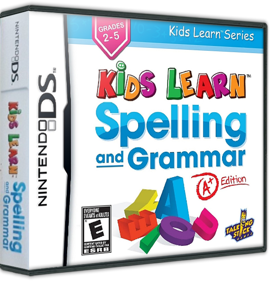Kids Learn Spelling and Grammar: A+ Edition - Box - 3D (North America) - 575x598