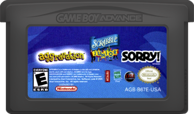 Sorry! / Aggravation / Scrabble Junior - Cart - Front (North America) - 465x275