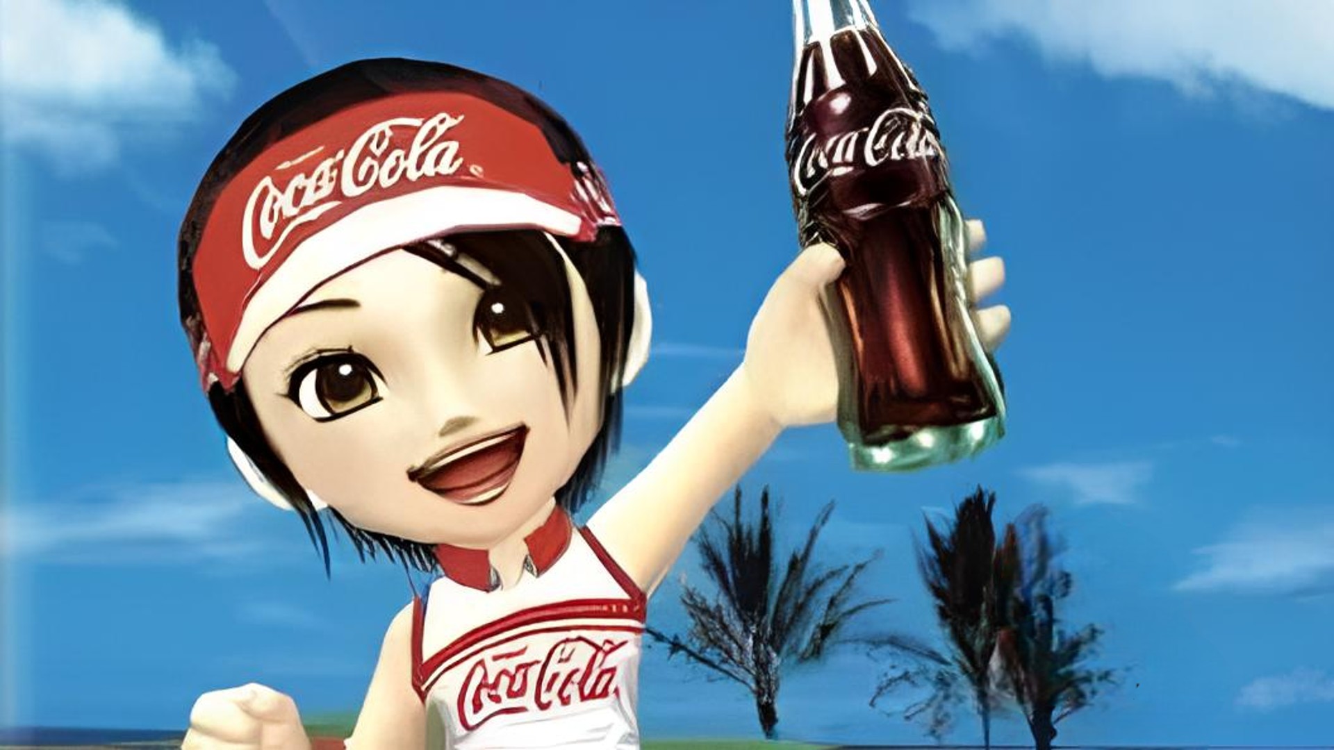 Illustration of Minna no Golf: Portable: Coca Cola Special Edition