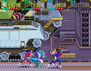 Mystic Warriors: Wrath of the Ninjas - Screenshot - Gameplay (World) - 288x224