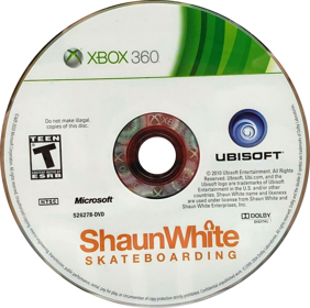 Shaun White Skateboarding - Disc (North America) - 1215x1208