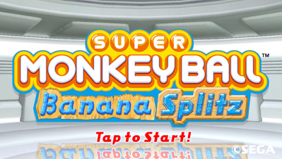 Super Monkey Ball: Banana Splitz - Screenshot - Game Title (North America) - 960x544