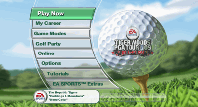 Tiger Woods PGA Tour 09 All Play - Screenshot - Game Select (World) - 2480x1344