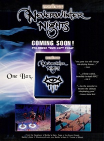 Neverwinter Nights - Advertisement Flyer - Front (United States) - 2217x3000
