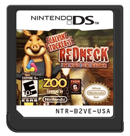 Calvin Tucker's Redneck: Farm Animal Racing Tournament - Cart - Front (North America) - 571x600