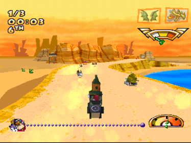 Wacky Races - Screenshot - Gameplay (World) - 640x480