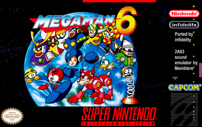 Mega Man 6 - Fanart - Box - Front (North America) - 1276x801