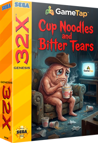 GameTap, Cup Noodles, and Bitter Tears - Box - 3D (North America) - 850x1244