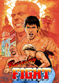 Burning Fight - Fanart - Box - Front (Japan) - 1800x2550