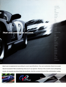 Gran Turismo 2 - Advertisement Flyer - Front (United States) - 1677x2200