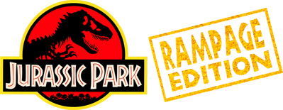 Jurassic Park: Rampage Edition - Clear Logo (Europe) - 1200x466
