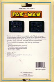 Pac-Man - Box - Back (North America) - 800x1208