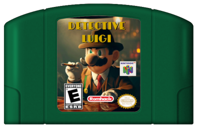 Detective Luigi  - Cart - 3D (World) - 600x386