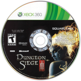 Dungeon Siege III - Disc (North America) - 795x795