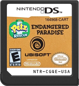 Petz Rescue: Endangered Paradise - Cart - Front (North America) - 517x564