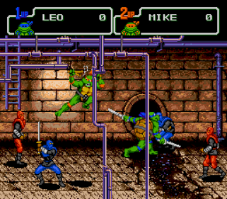 Teenage Mutant Ninja Turtles: The Hyperstone Heist - Screenshot - Gameplay (World) - 512x448