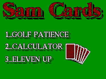 Sam Cards - Screenshot - Game Title (Europe) - 512x384