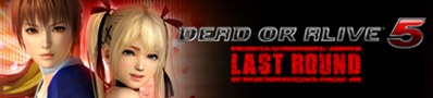 Dead or Alive 5: Last Round - Banner (World) - 420x95