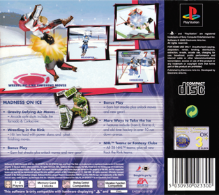 NHL Rock the Rink - Box - Back (Europe) - 1628x1453
