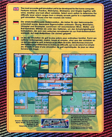Greg Norman's Shark Attack! The Ultimate Golf Simulator - Box - Back (Europe) - 962x1178
