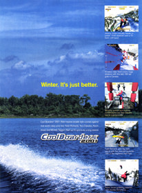 Cool Boarders 2001 - Advertisement Flyer - Front (United States) - 1617x2200