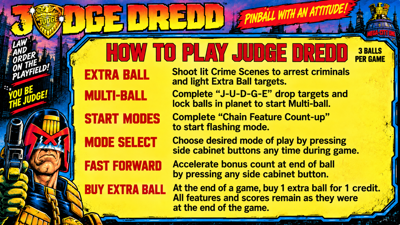 Judge Dredd - Arcade - Controls Information (World) - 1672x941