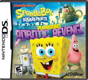 SpongeBob SquarePants: Plankton's Robotic Revenge - Box - Front - Reconstructed (North America) - 774x708
