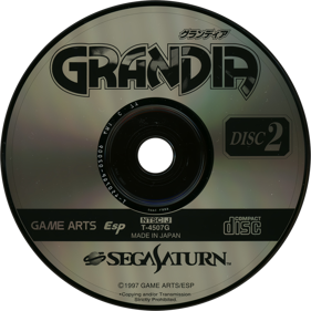 Grandia - Disc (Japan) - 1430x1430