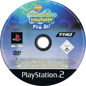 SpongeBob SquarePants: Lights, Camera, Pants! - Disc (Germany) - 797x795