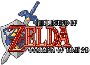 The Legend of Zelda: Ocarina of Time 2D - Clear Logo (World) - 234x170
