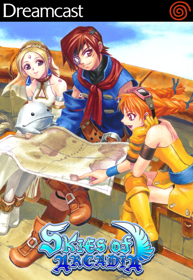 Skies of Arcadia - Fanart - Box - Front (North America) - 490x710
