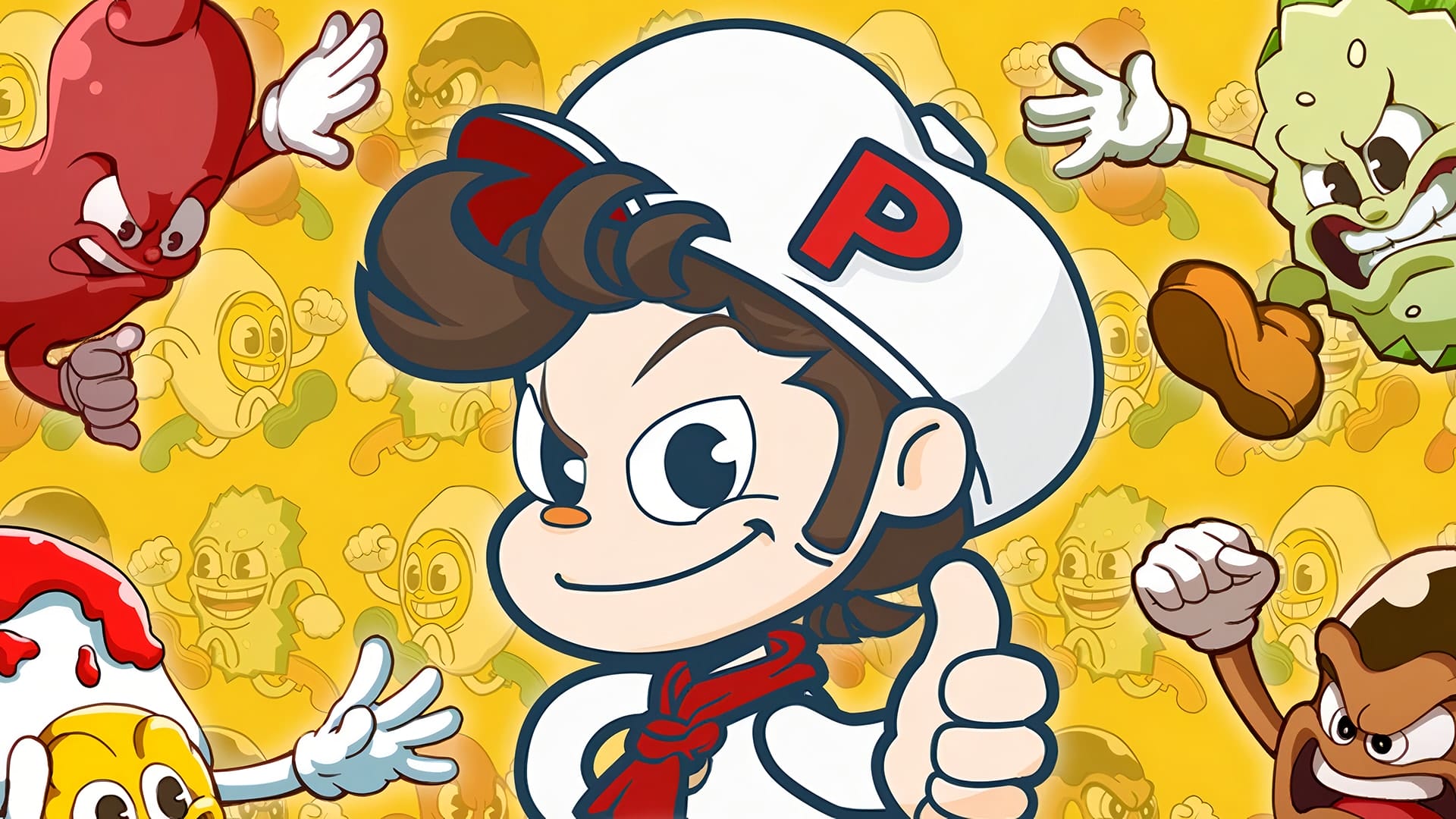 Illustration of BurgerTime