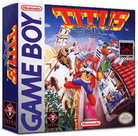Titus the Fox - Box - 3D (North America) - 1016x998