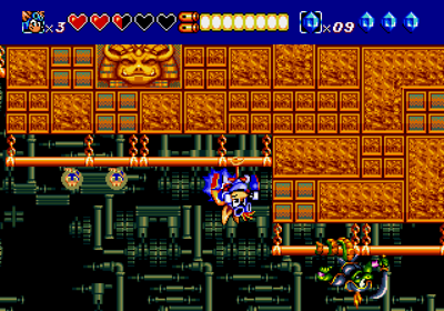 Sparkster - Screenshot - Gameplay (World) - 640x448