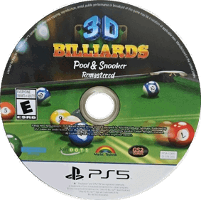 3D Billiards: Pool & Snooker Remastered - Disc (North America) - 803x797