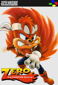 Zero the Kamikaze Squirrel - Fanart - Box - Front (North America) - 490x710