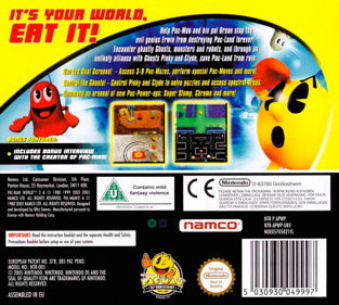 Pac-Man World 3 - Box - Back (United Kingdom) - 800x718