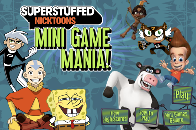 Superstuffed Nicktoons: Mini Game Mania! - Screenshot - Game Title (United States) - 3150x2100
