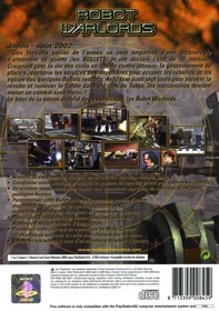 Robot Warlords - Box - Back (France) - 640x909